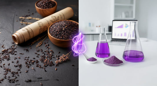La nueva "realeza" de los suplementos: desbloqueando el poder del arroz morado tailandés